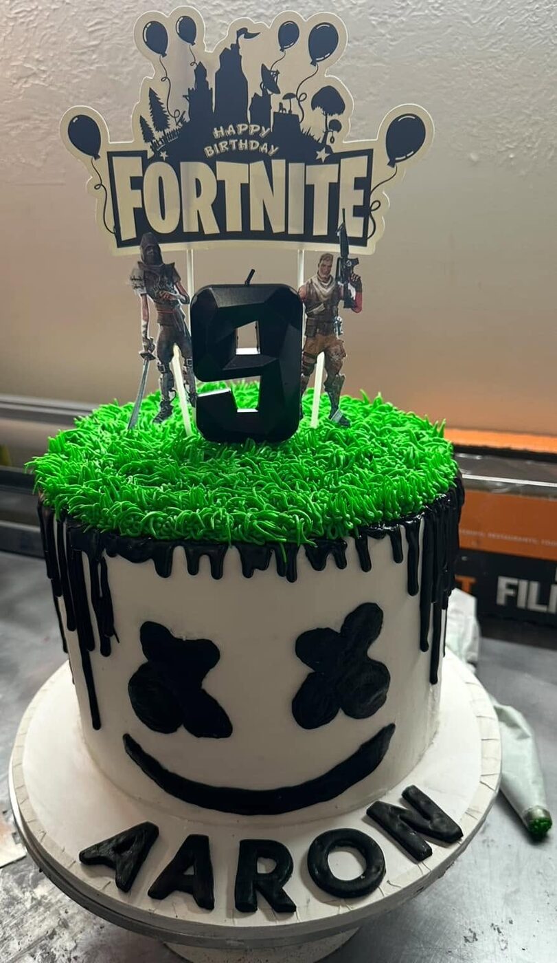 Birthday cake creation