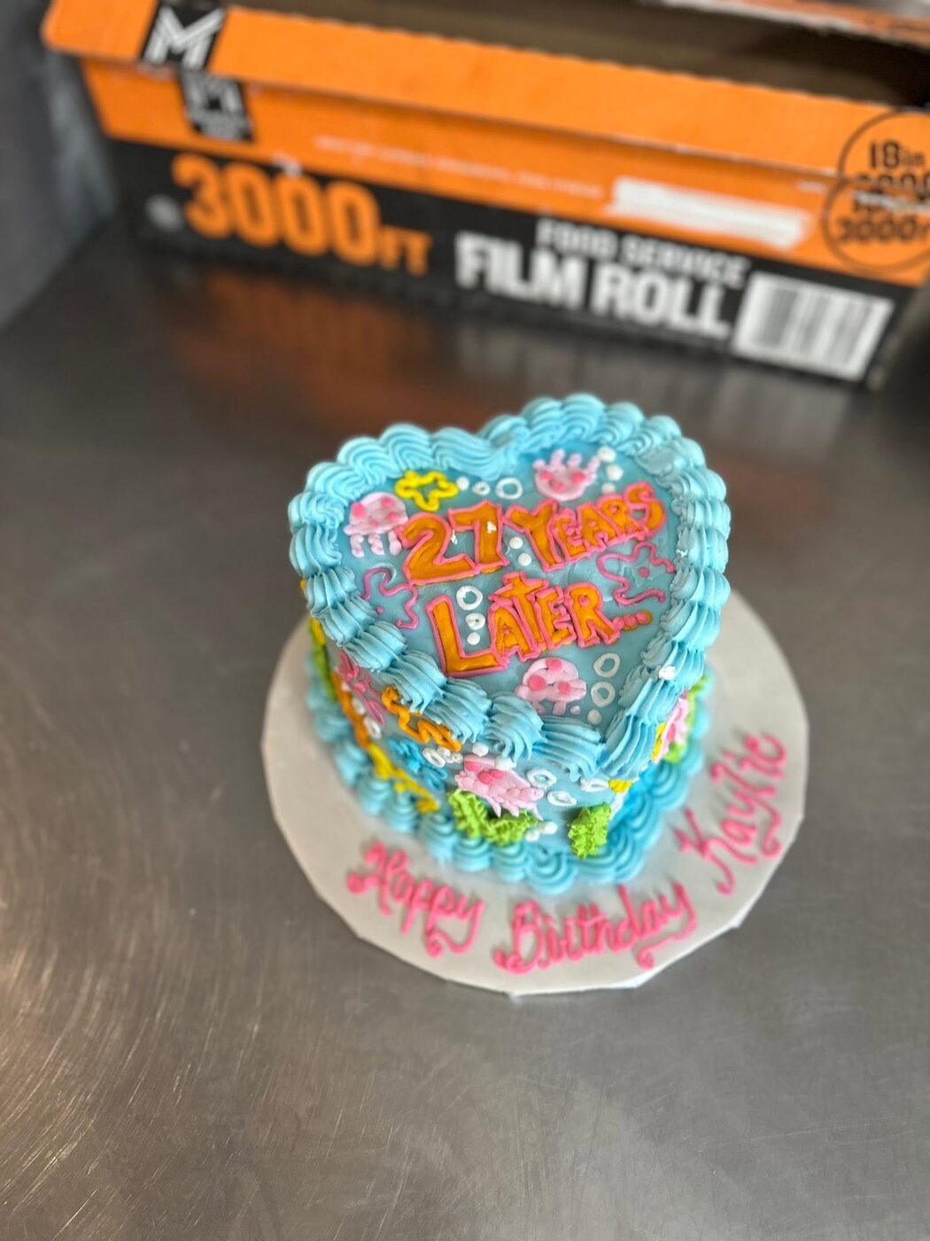 Birthday cake creation