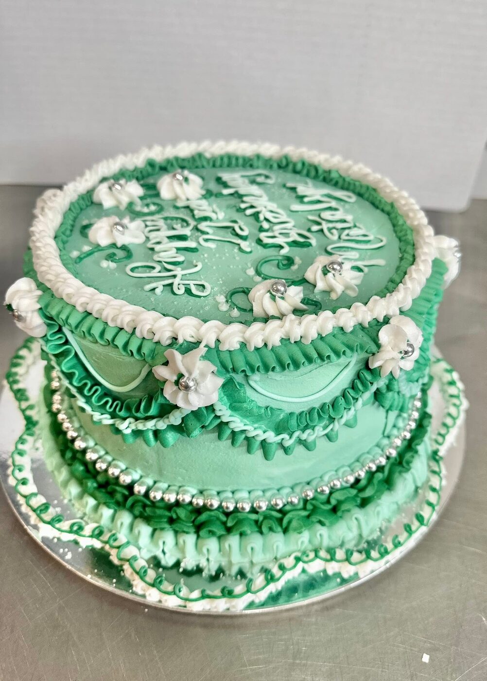 Birthday cake creation