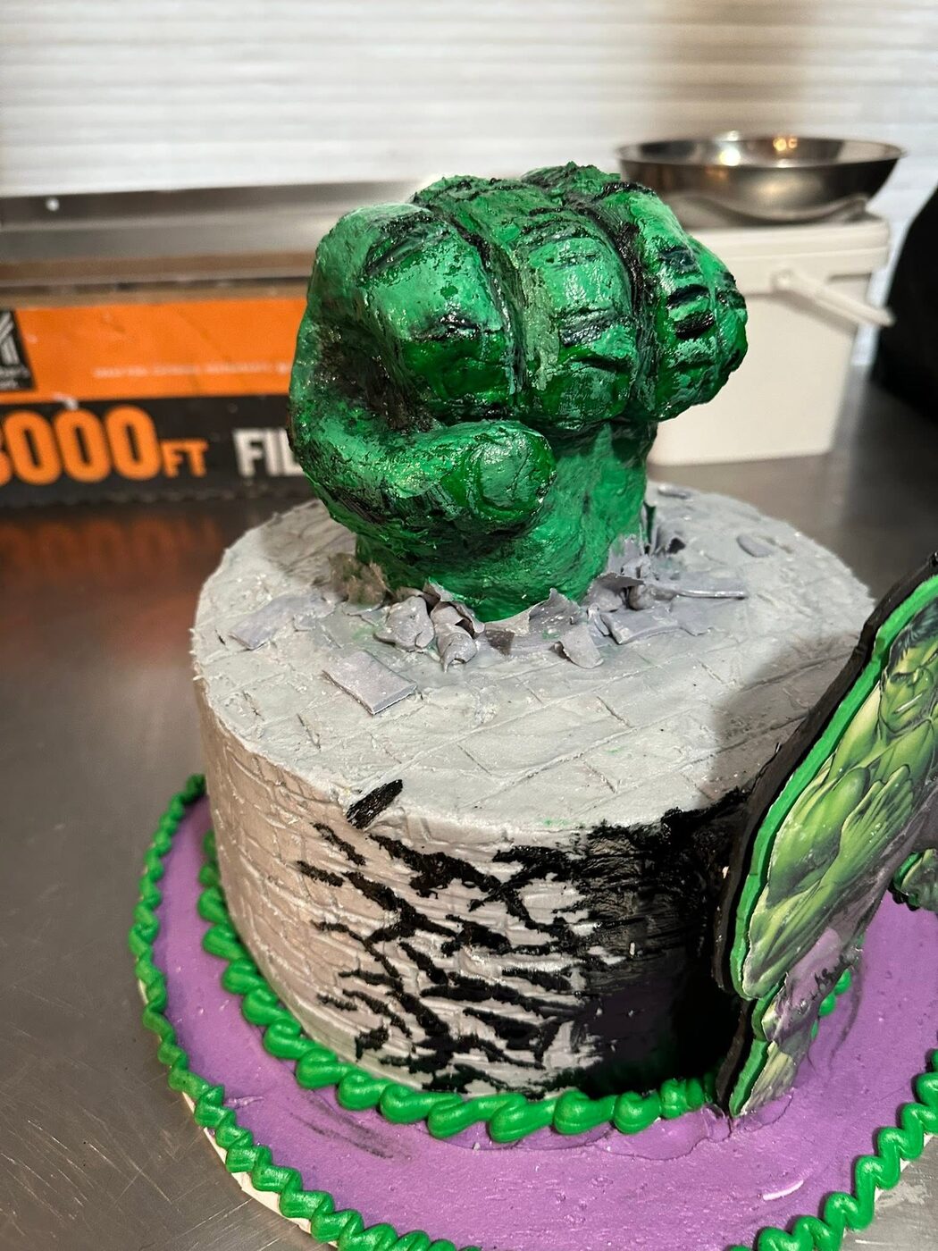 Birthday cake creation