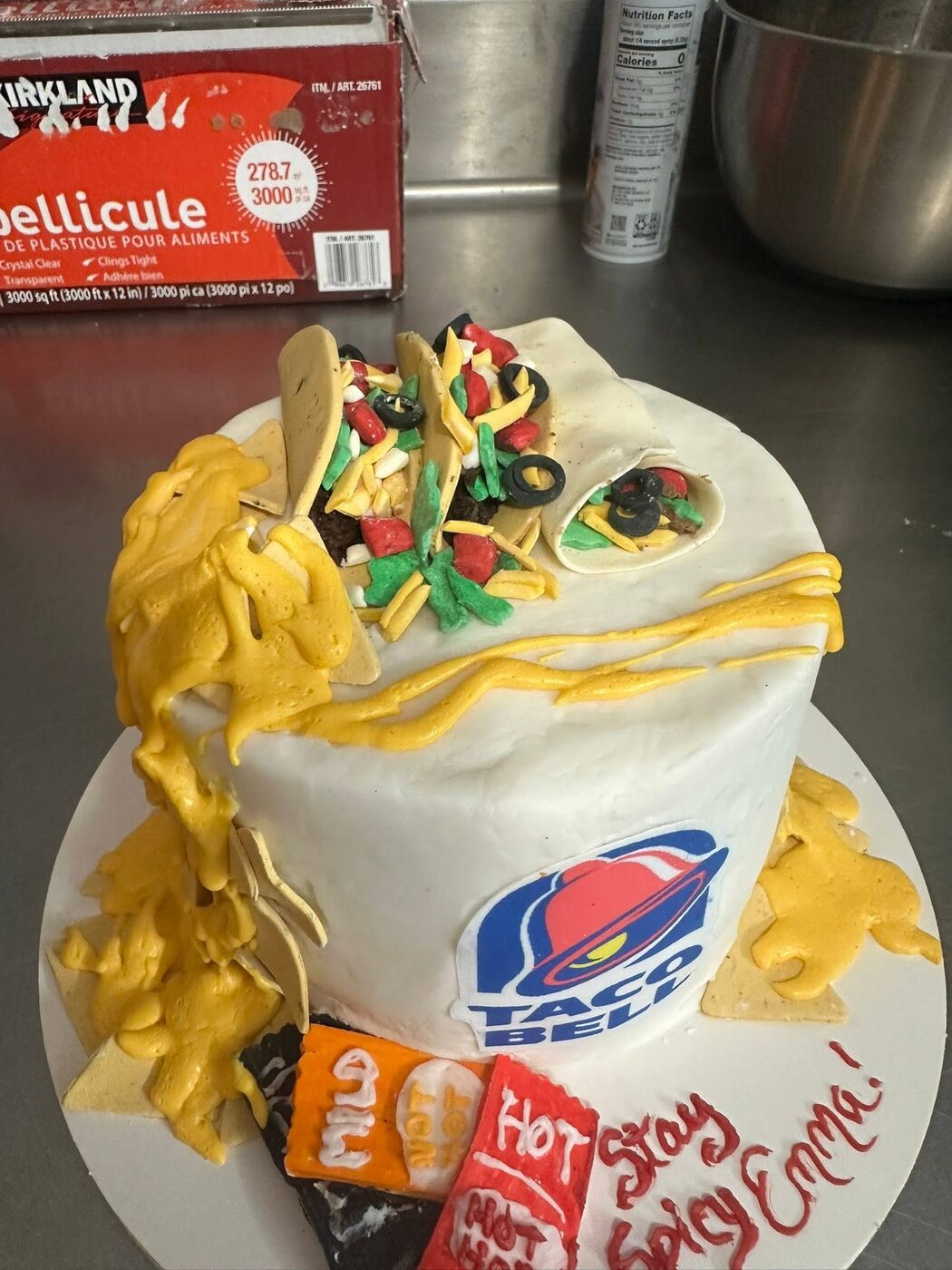 Birthday cake creation